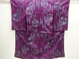 大正ロマン　花丸文様織出し着物